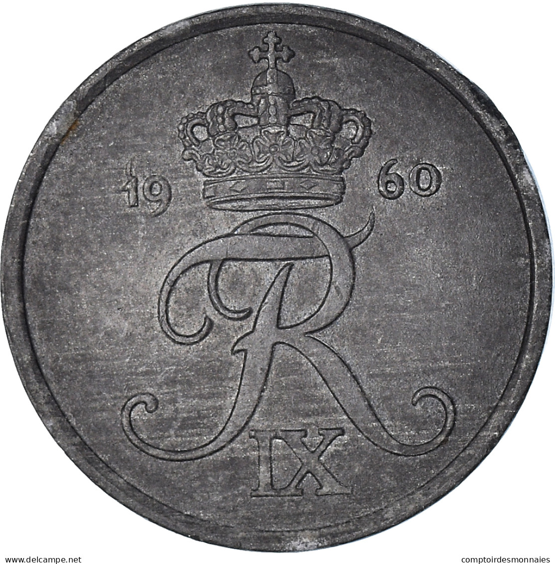 Monnaie, Danemark, 2 Öre, 1960 - Dinamarca
