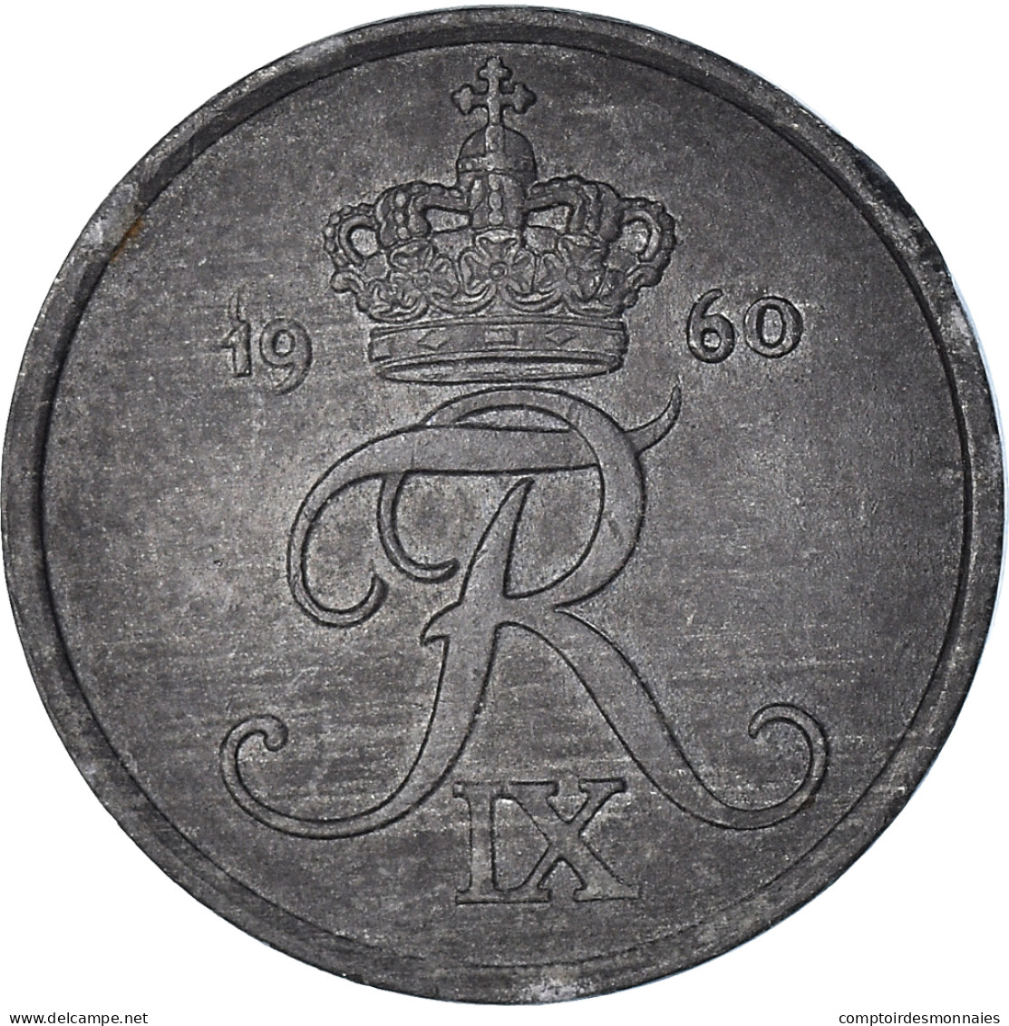 Monnaie, Danemark, 2 Öre, 1960 - Danemark