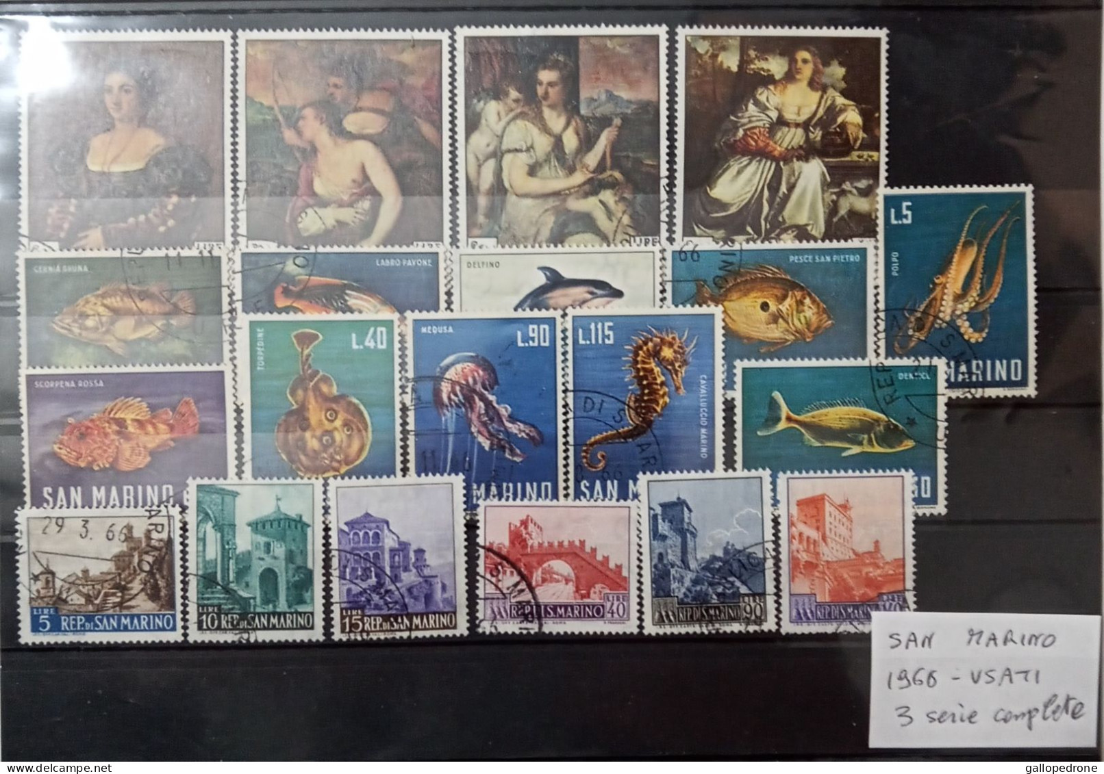 1966/69 San Marino, Serie Complete E Annate Complete- Usati - Vedi Descrizione - Usati