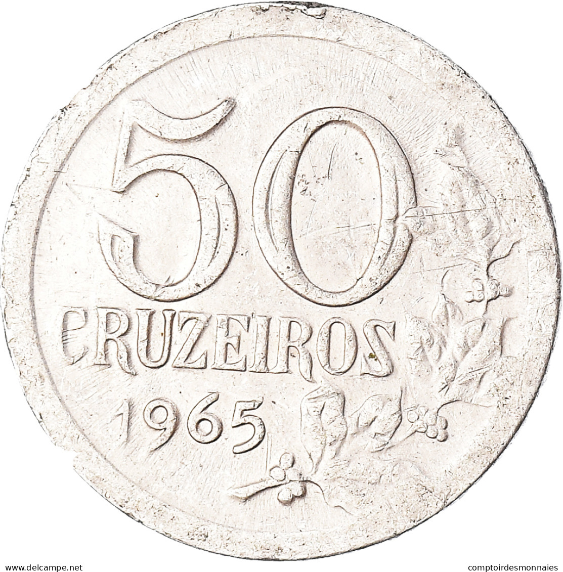 Monnaie, Brésil, 50 Cruzeiros, 1965 - Brazil