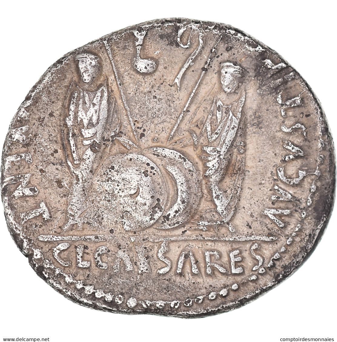 Monnaie, Auguste, Denier, 2 BC-4 AD, Lyon - Lugdunum, TB+, Argent, RIC:207 - The Julio-Claudians (27 BC Tot 69 AD)