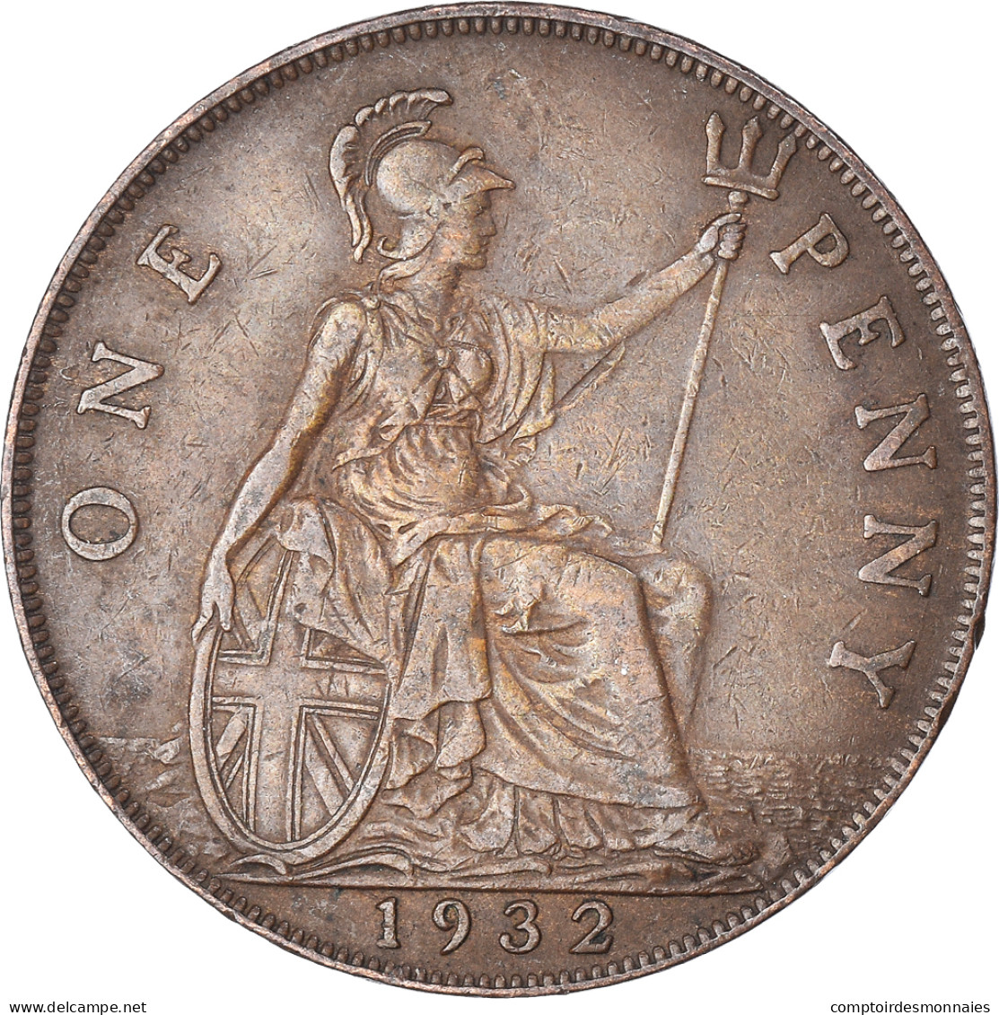 Monnaie, Grande-Bretagne, Penny, 1932 - D. 1 Penny