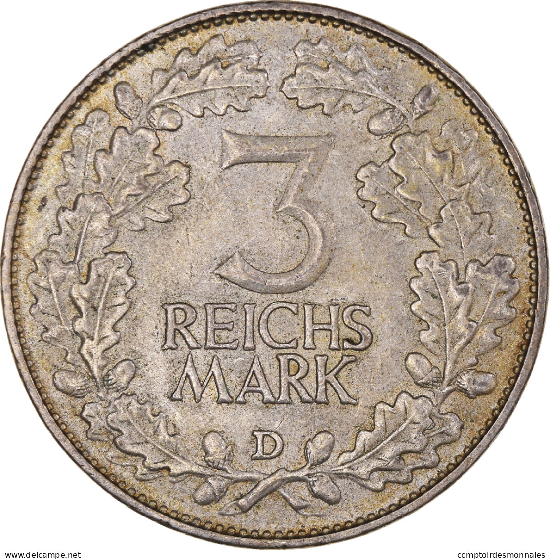 Monnaie, Allemagne, République De Weimar, 3 Mark, 1925, Munich, SUP, Argent - 3 Mark & 3 Reichsmark