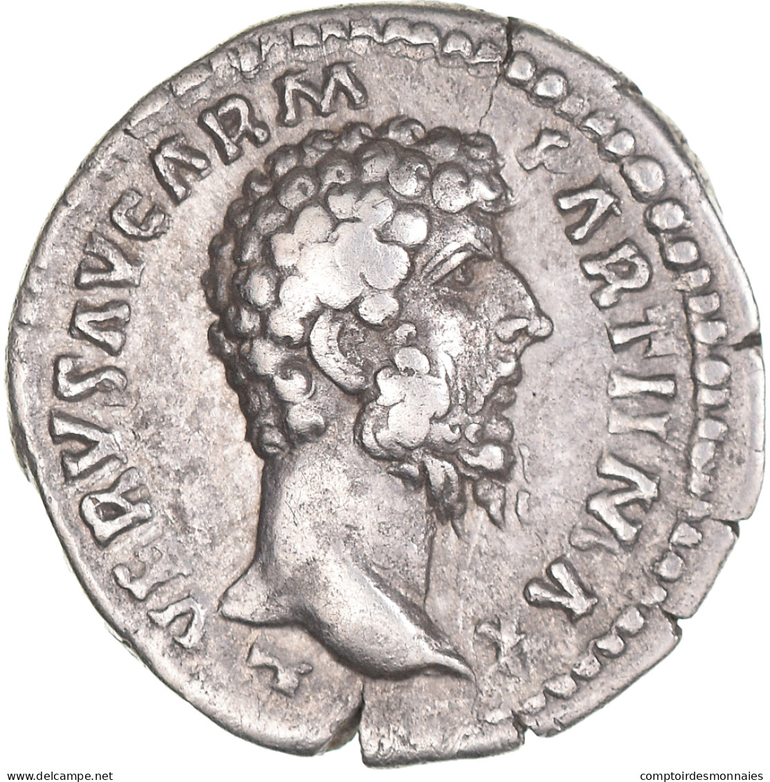 Monnaie, Lucius Verus, Denier, 161-169, Rome, TB+, Argent, RIC:542 - The Anthonines (96 AD Tot 192 AD)