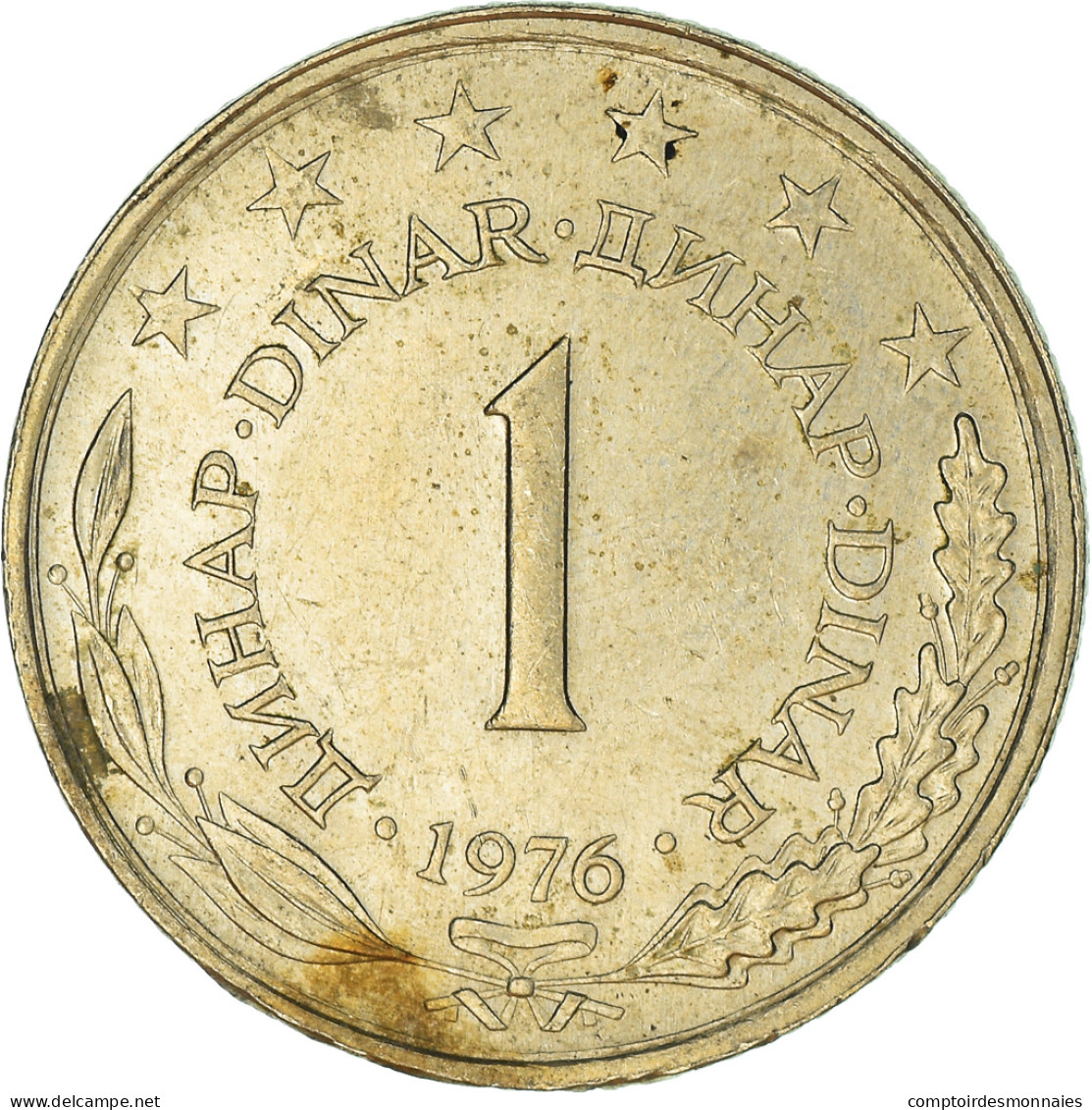Monnaie, Yougoslavie, Dinar, 1976 - Yougoslavie