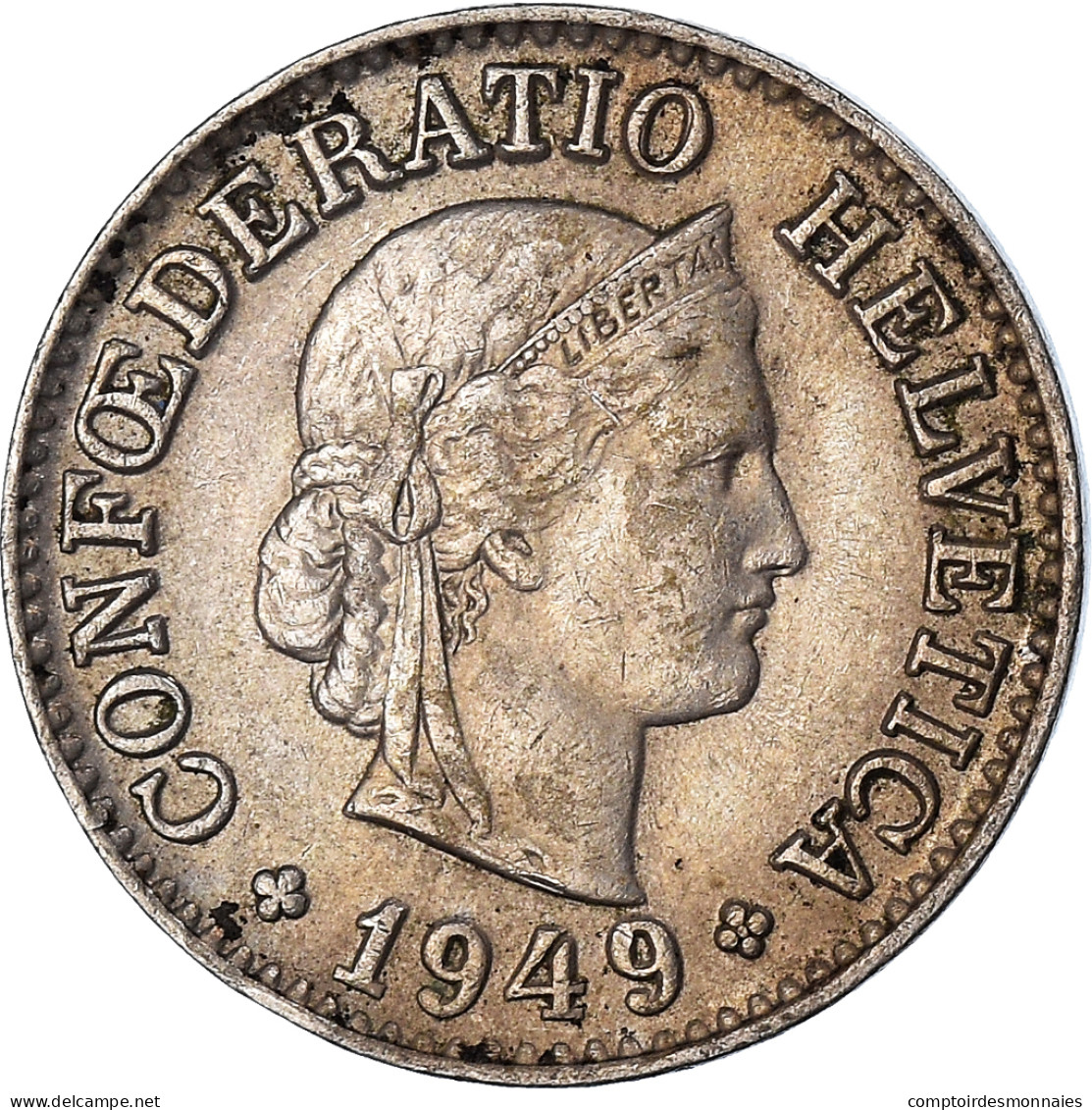 Monnaie, Suisse, 10 Rappen, 1949 - Autres & Non Classés