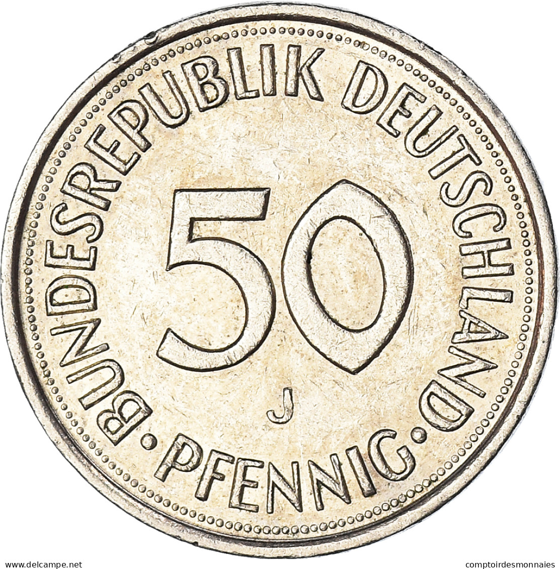 Monnaie, République Fédérale Allemande, 50 Pfennig, 1991 - 50 Pfennig