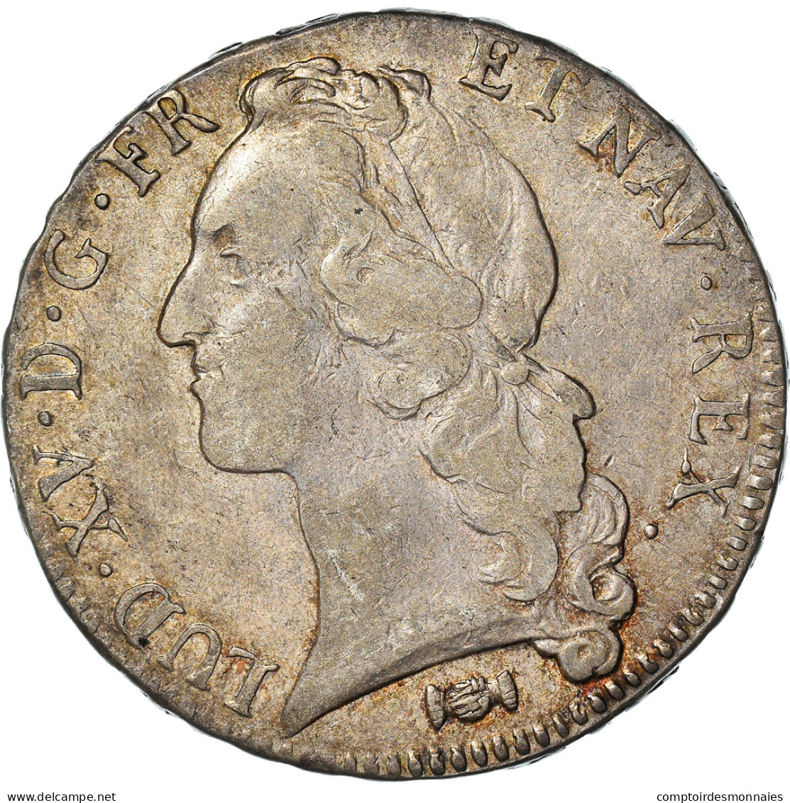 Monnaie, France, Louis XV, Écu Au Bandeau, Ecu, 1766, Bordeaux, TTB, Argent - 1715-1774 Luis XV El Bien Amado