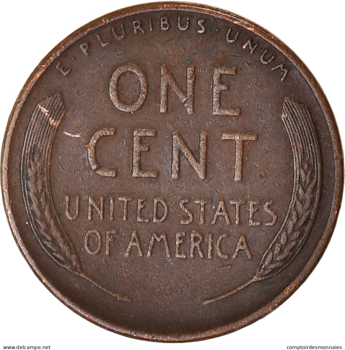 Monnaie, États-Unis, Cent, 1949 - 1909-1958: Lincoln, Wheat Ears Reverse