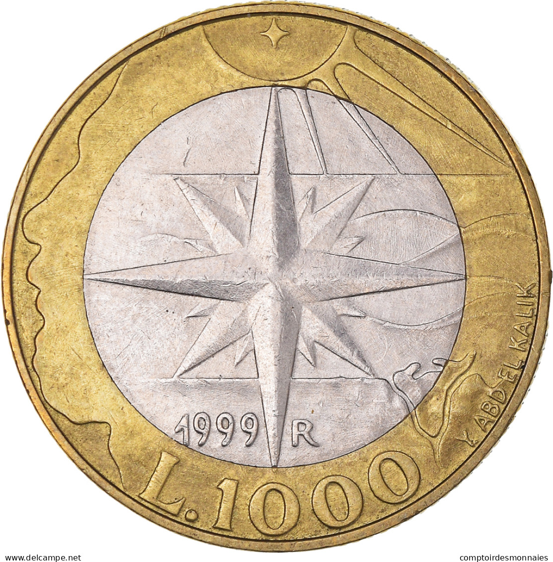 Monnaie, Saint Marin , 1000 Lire, 1999, Rome, TTB, Bimétallique, KM:395 - San Marino