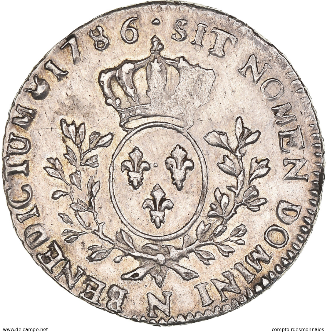 Monnaie, France, Louis XVI, 1/5 Écu, 24 Sols, 1/5 ECU, 1786, Montpellier, SUP - 1774-1791 Luis XVI