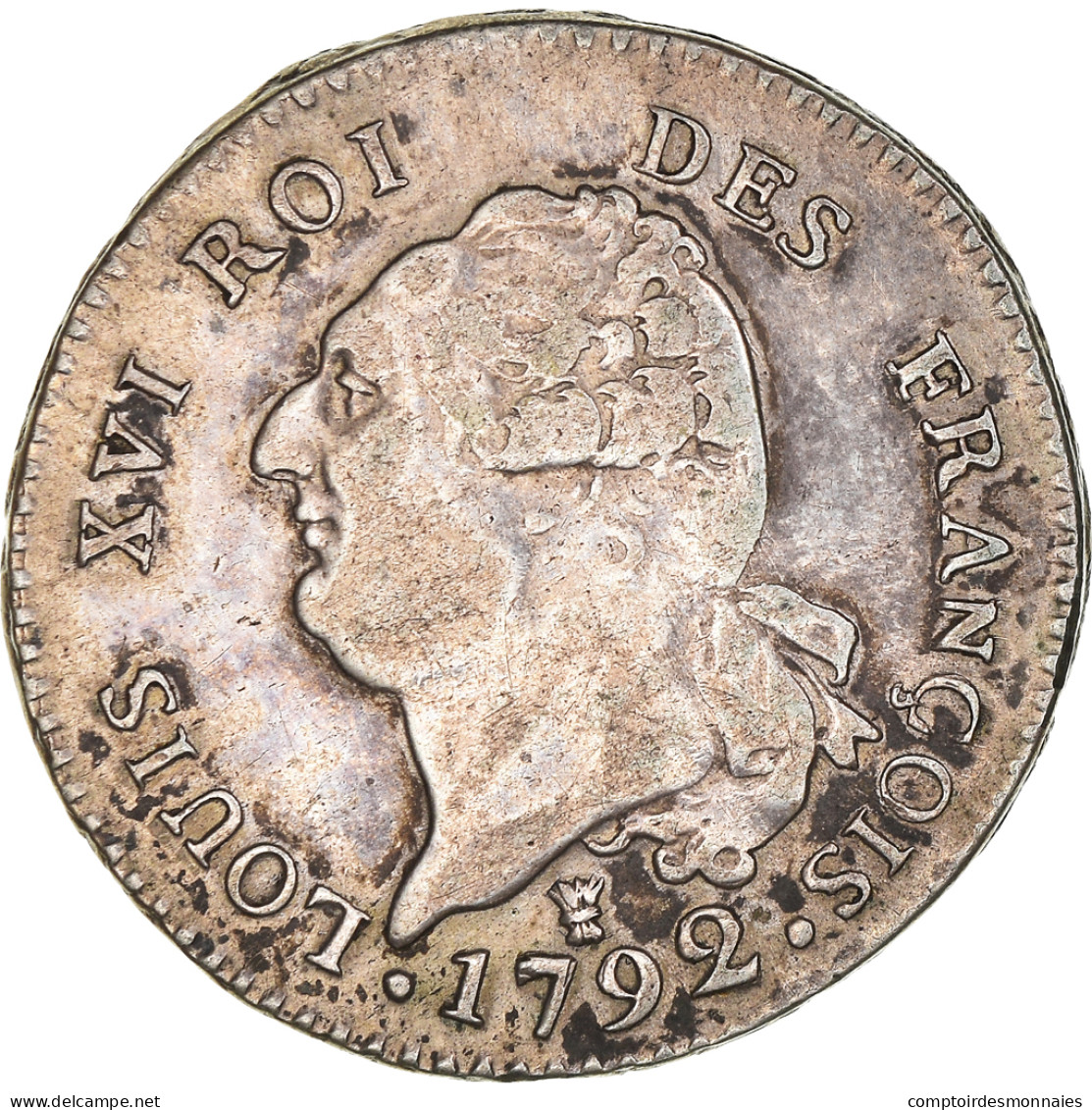 Monnaie, France, Louis XVI, 30 Sols François, 30 Sols, 1792, Limoges, TTB - Altri & Non Classificati