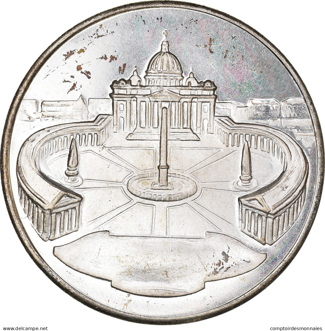 Vatican, Médaille, Jean-Paul II, Rome, Susini, TTB, Bronze Argenté - Altri & Non Classificati