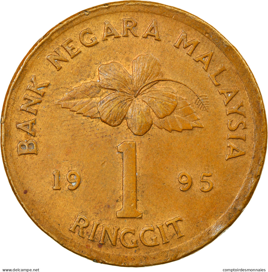 Monnaie, Malaysie, Ringgit, 1995, TTB, Aluminum-Bronze, KM:64 - Malasia