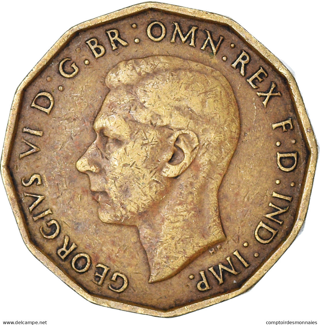 Monnaie, Grande-Bretagne, 3 Pence, 1937 - F. 3 Pence