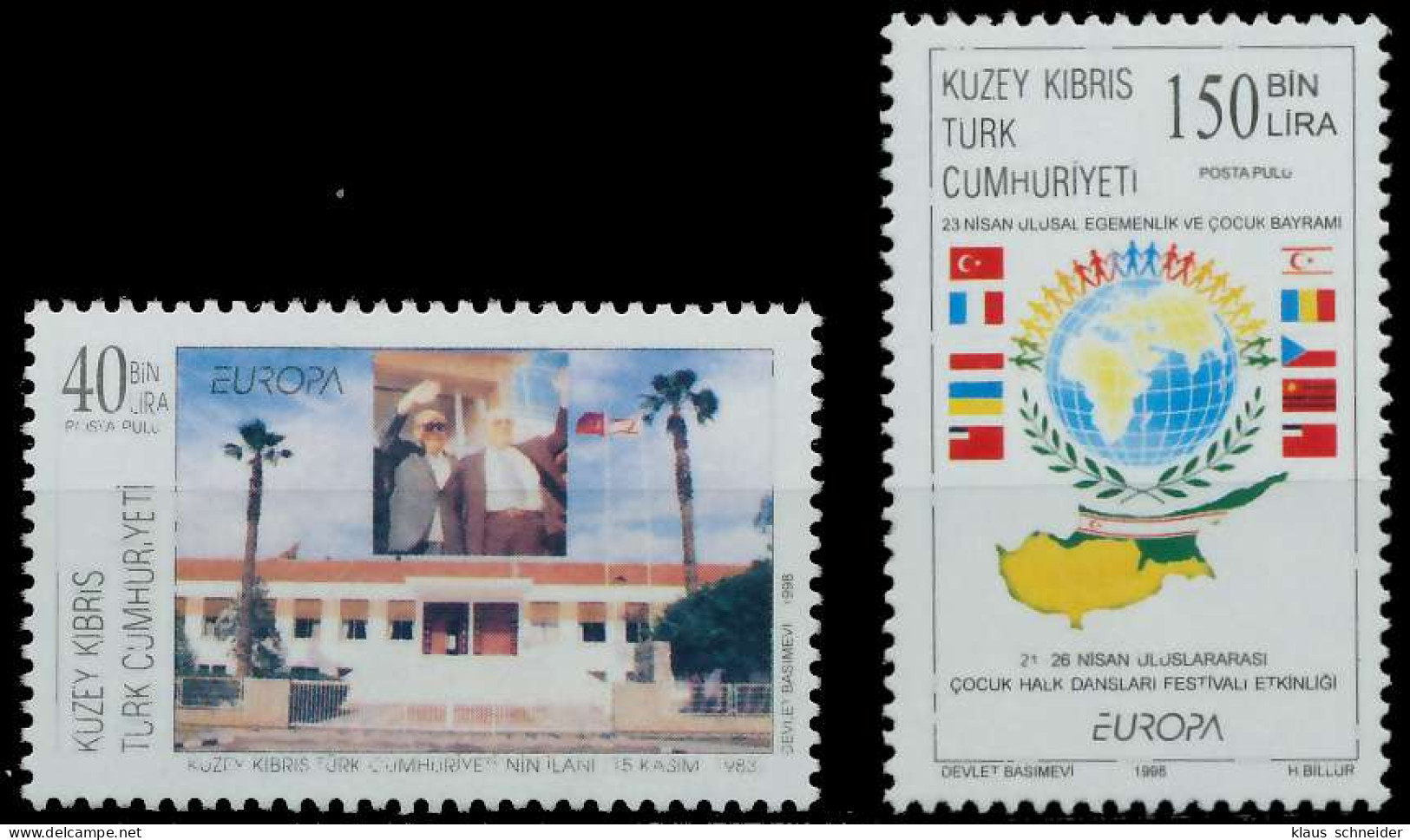 TÜRKISCH-ZYPERN 1998 Nr 473-474 Postfrisch X0B4B3E - Unused Stamps