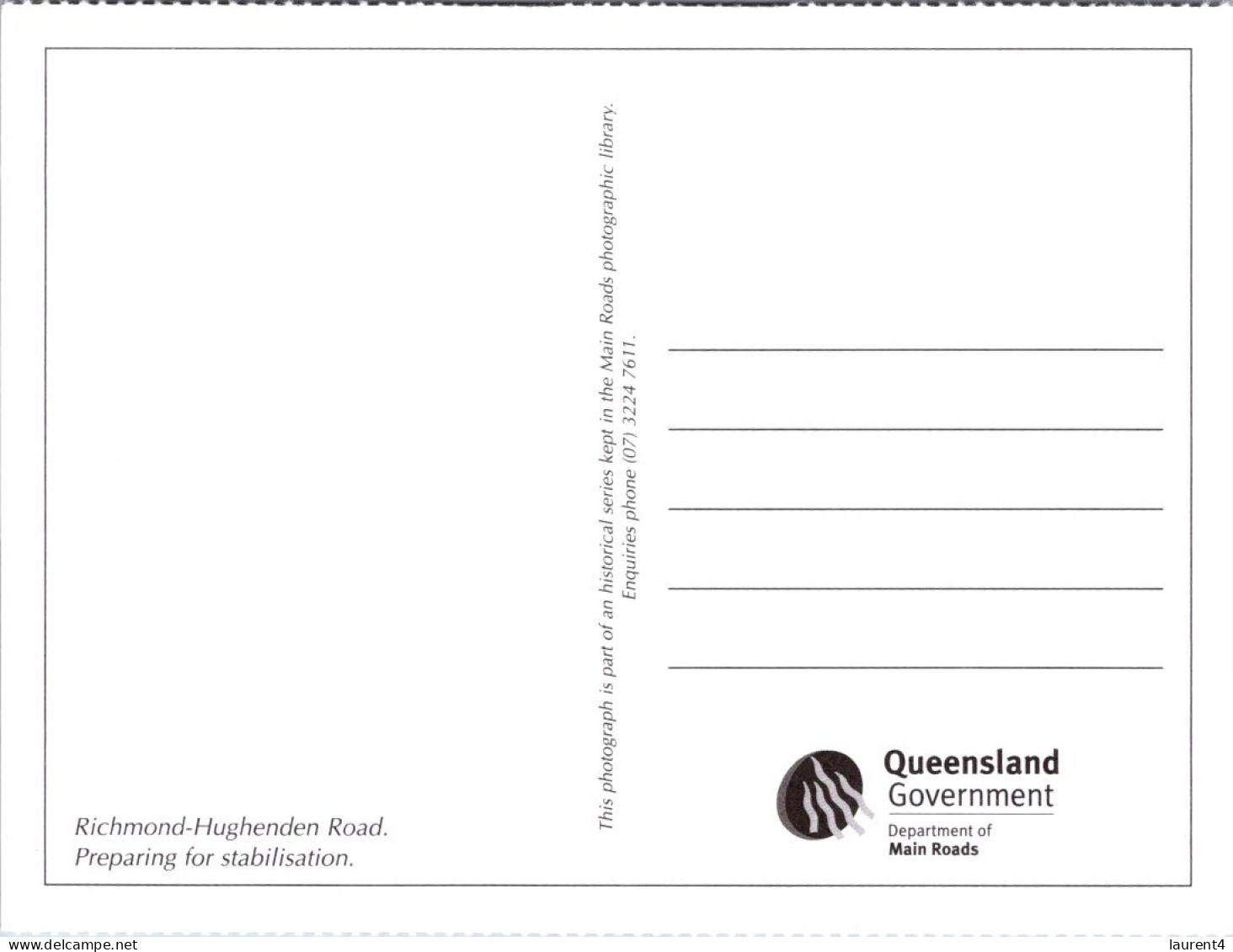 10-3-2024 (2 Y 36) Australia - Preparing For Road Stabilisation (b/w) - Other & Unclassified