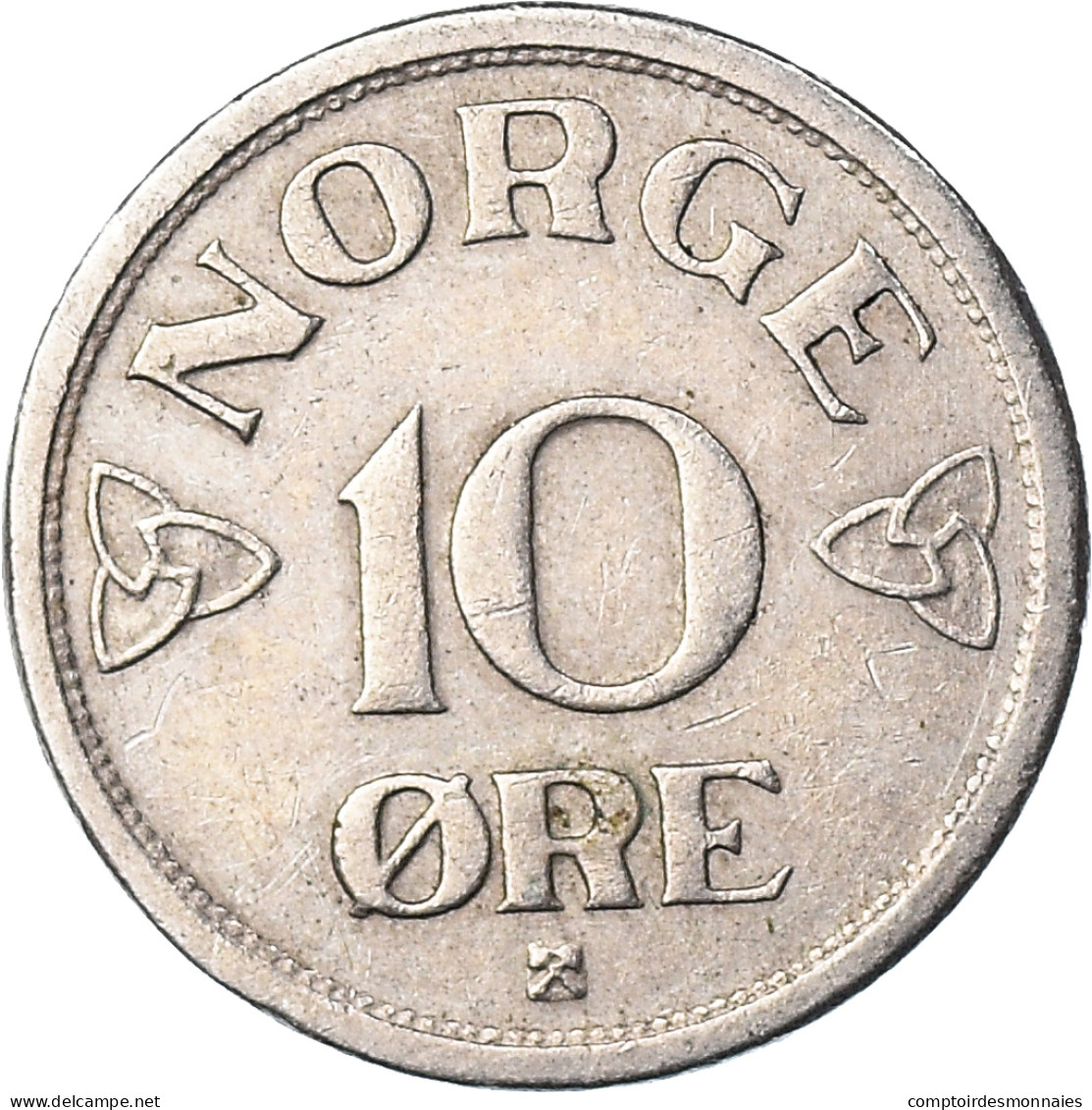 Monnaie, Norvège, 10 Öre, 1956 - Norvegia