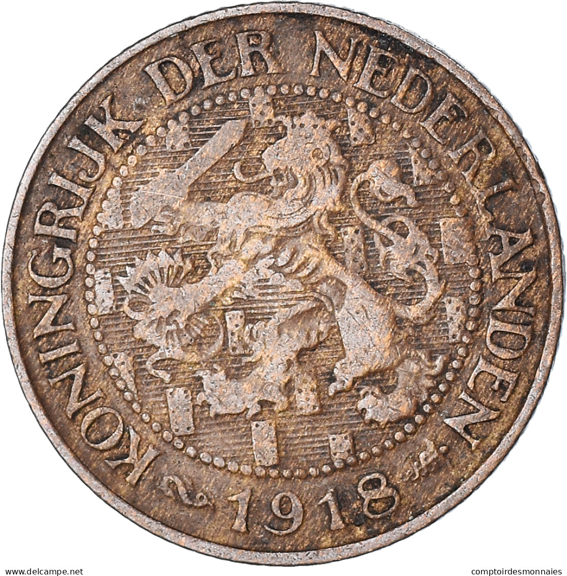 Monnaie, Pays-Bas, Cent, 1918 - 1 Cent