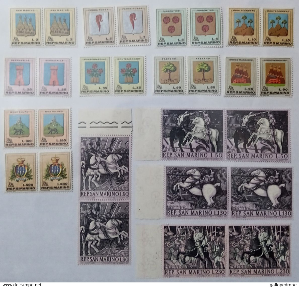 1968 San Marino, 2 Serie Complete In Coppia NUOVI MNH** - Unused Stamps