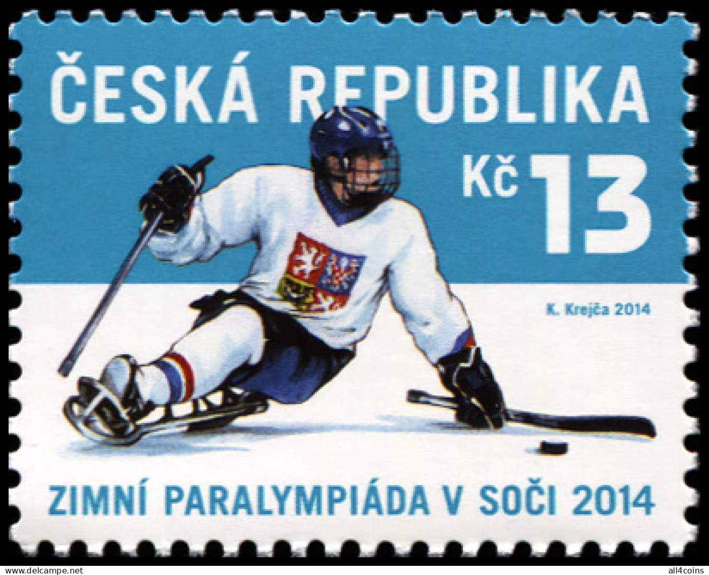Czech Republic 2014. Winter Paralympics In Sochi 2014 (MNH OG) Stamp - Ungebraucht