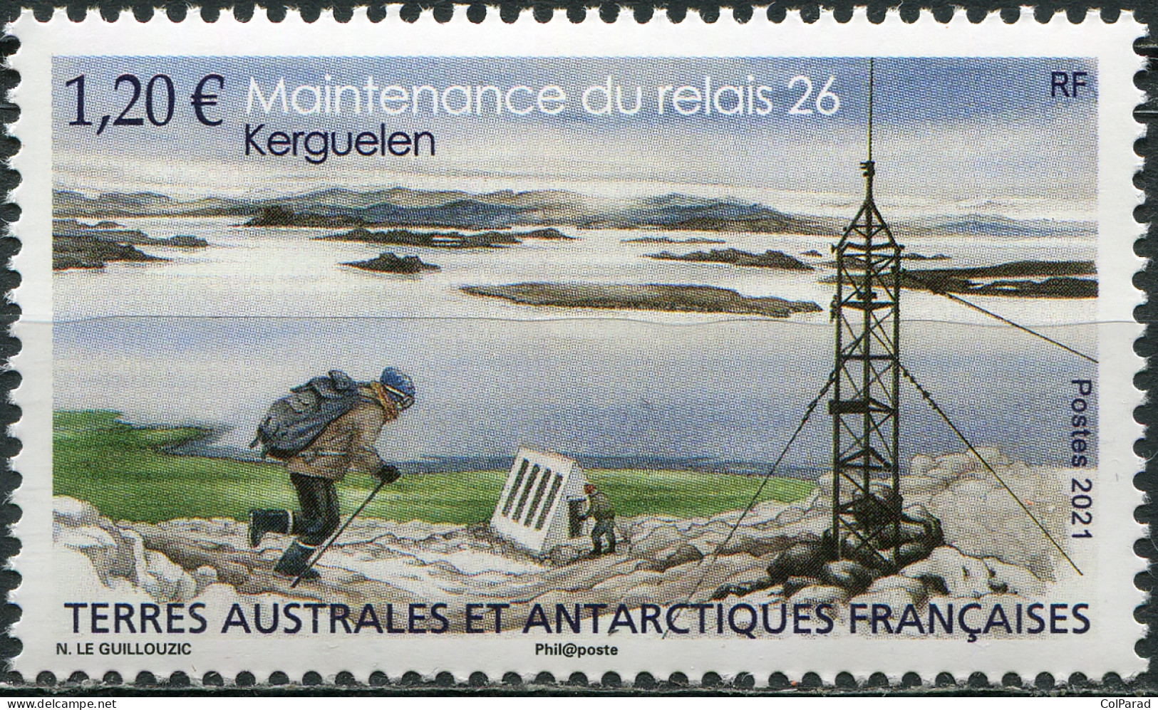 TAAF - 2021 - STAMP MNH ** - Maintenance Of Relais 26, Kerguelen - Neufs