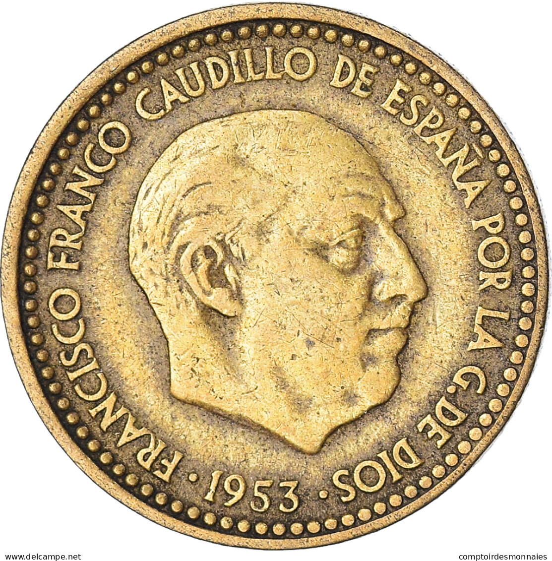 Monnaie, Espagne, Peseta, 1953 - 1 Peseta