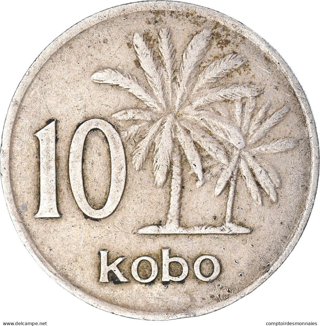 Monnaie, Nigéria, 10 Kobo, 1973 - Nigeria