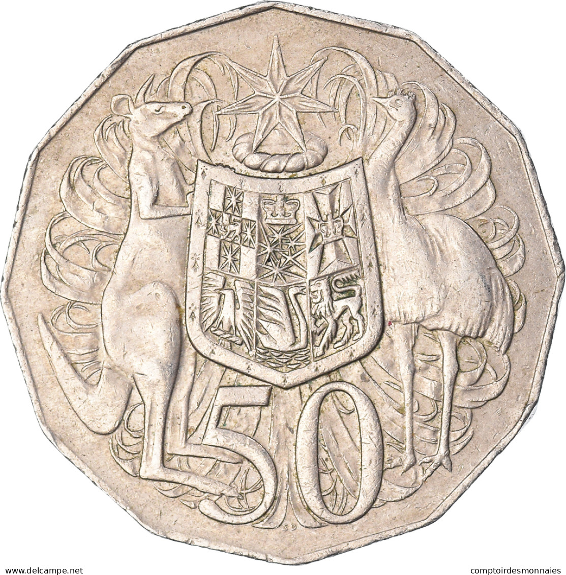 Monnaie, Australie, 50 Cents, 1976 - 50 Cents