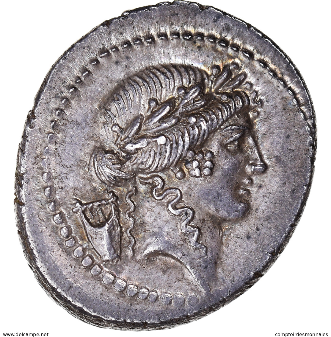 Monnaie, Claudia, Denier, 42 BC, Rome, SUP+, Argent, Crawford:494/23 - Röm. Republik (-280 / -27)