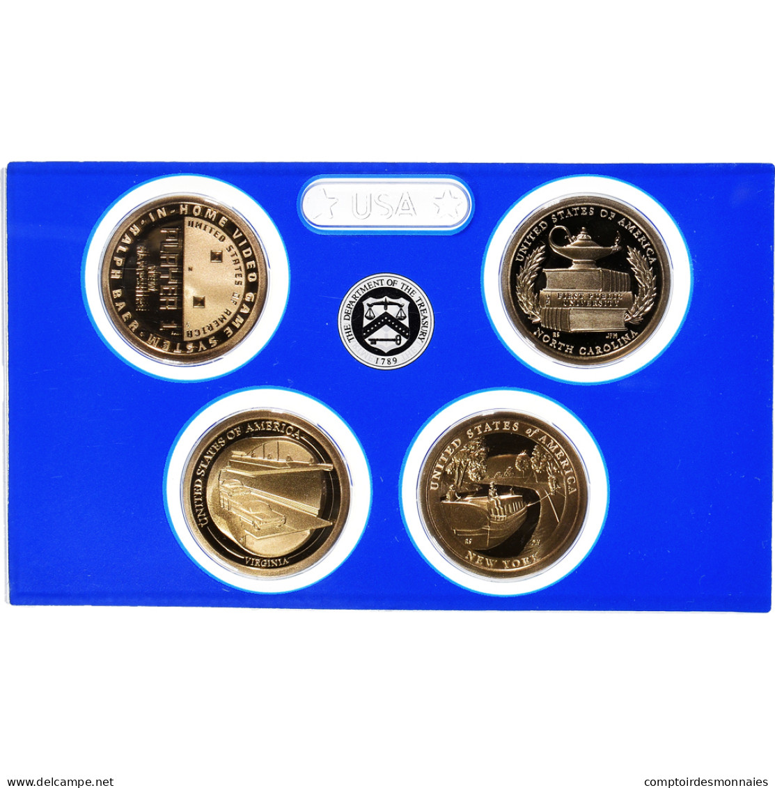 Monnaie, États-Unis, American Innovation, Dollar, 2021, BE.Coffret 4 Monnaies - Commemorative