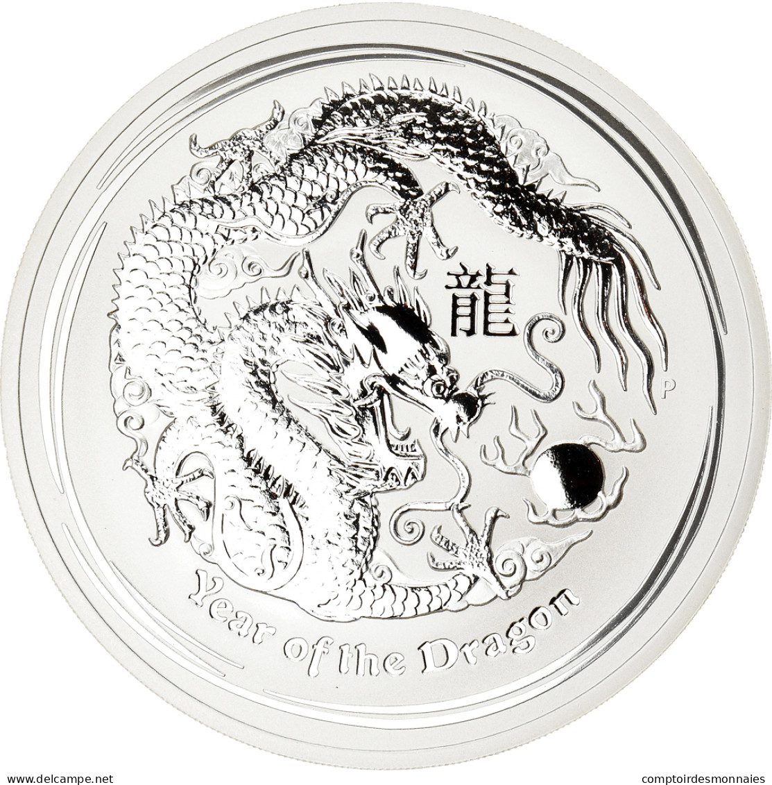 Monnaie, Australie, Elizabeth II, Year Of The Dragon, 10 Dollars, 2012, Perth - Silver Bullions