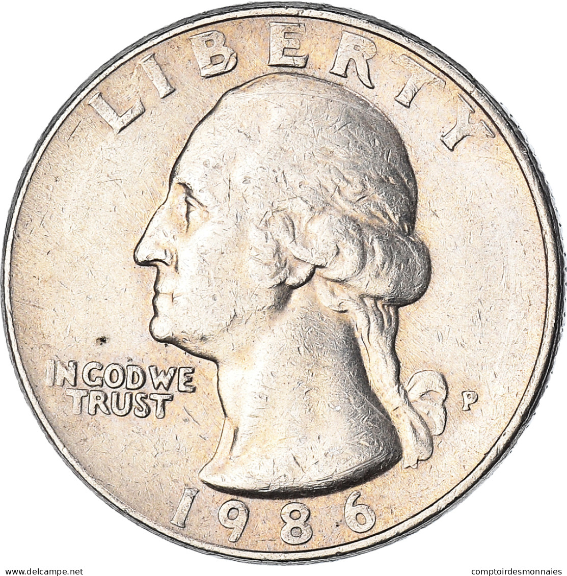 Monnaie, États-Unis, Quarter, 1986 - 1932-1998: Washington
