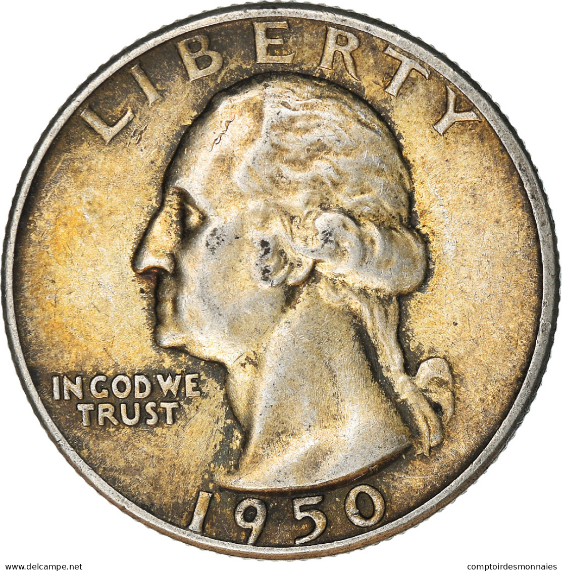 Monnaie, États-Unis, Washington Quarter, Quarter, 1950, U.S. Mint - 1932-1998: Washington
