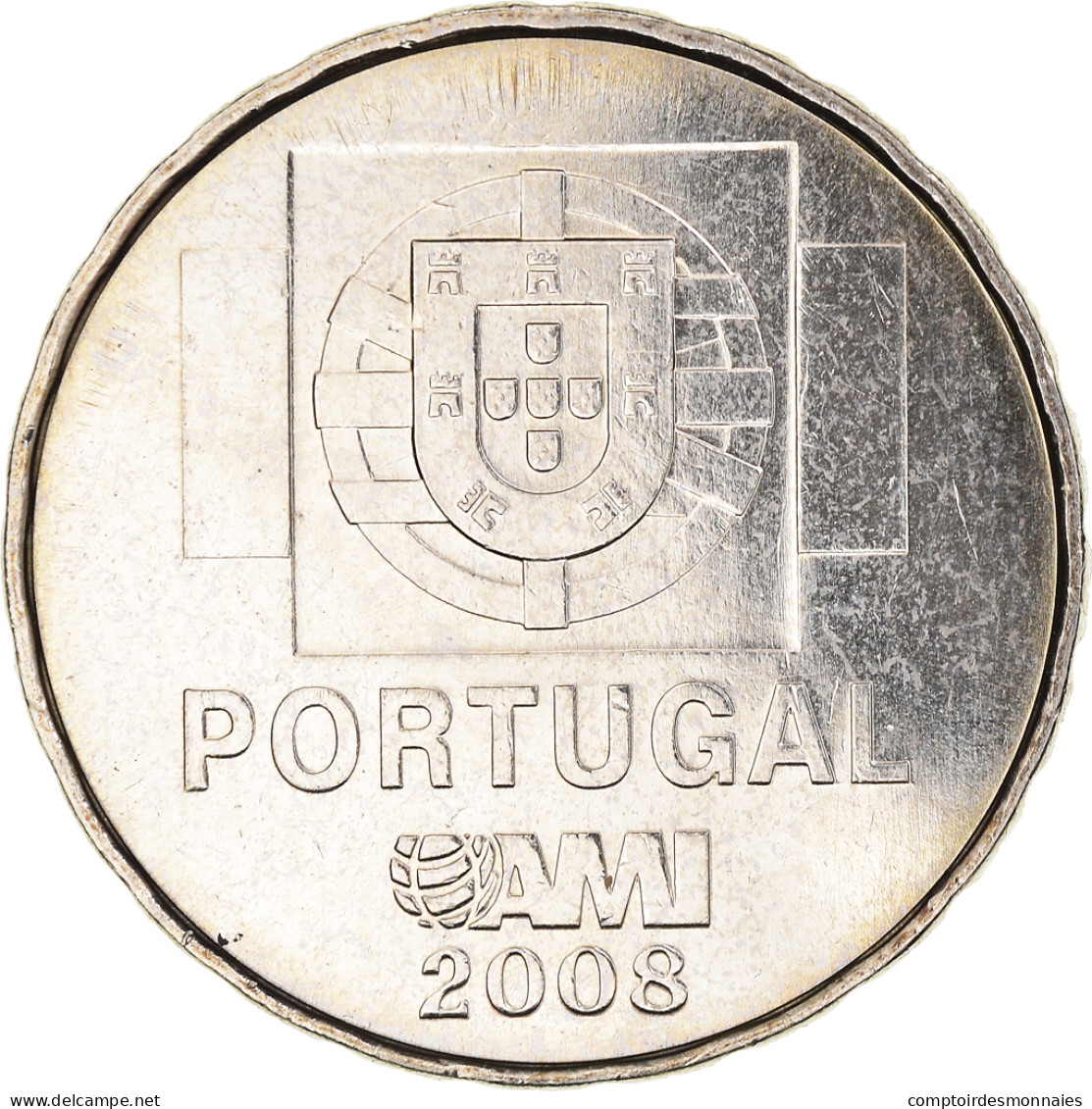 Portugal, 1-1/2 Euro, 2008, Lisbonne, SUP, Cupro-nickel, KM:828 - Portugal