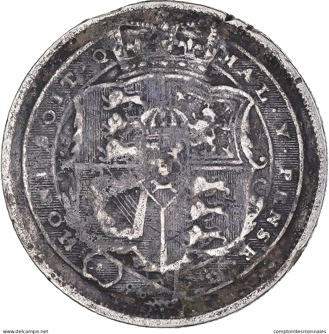 Monnaie, Grande-Bretagne, George III, 6 Pence, 1816, Londres, TB+, Argent - G. 6 Pence
