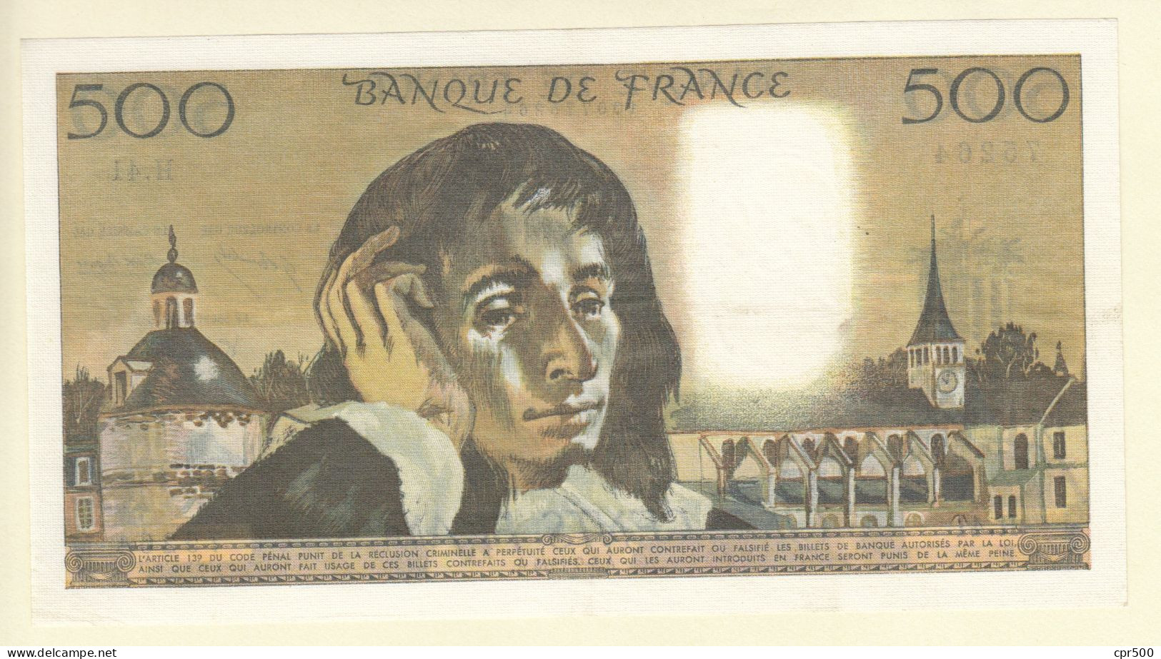 500 Francs PASCAL FRANCE Type 1968 F.71.11 SUP - 500 F 1968-1993 ''Pascal''