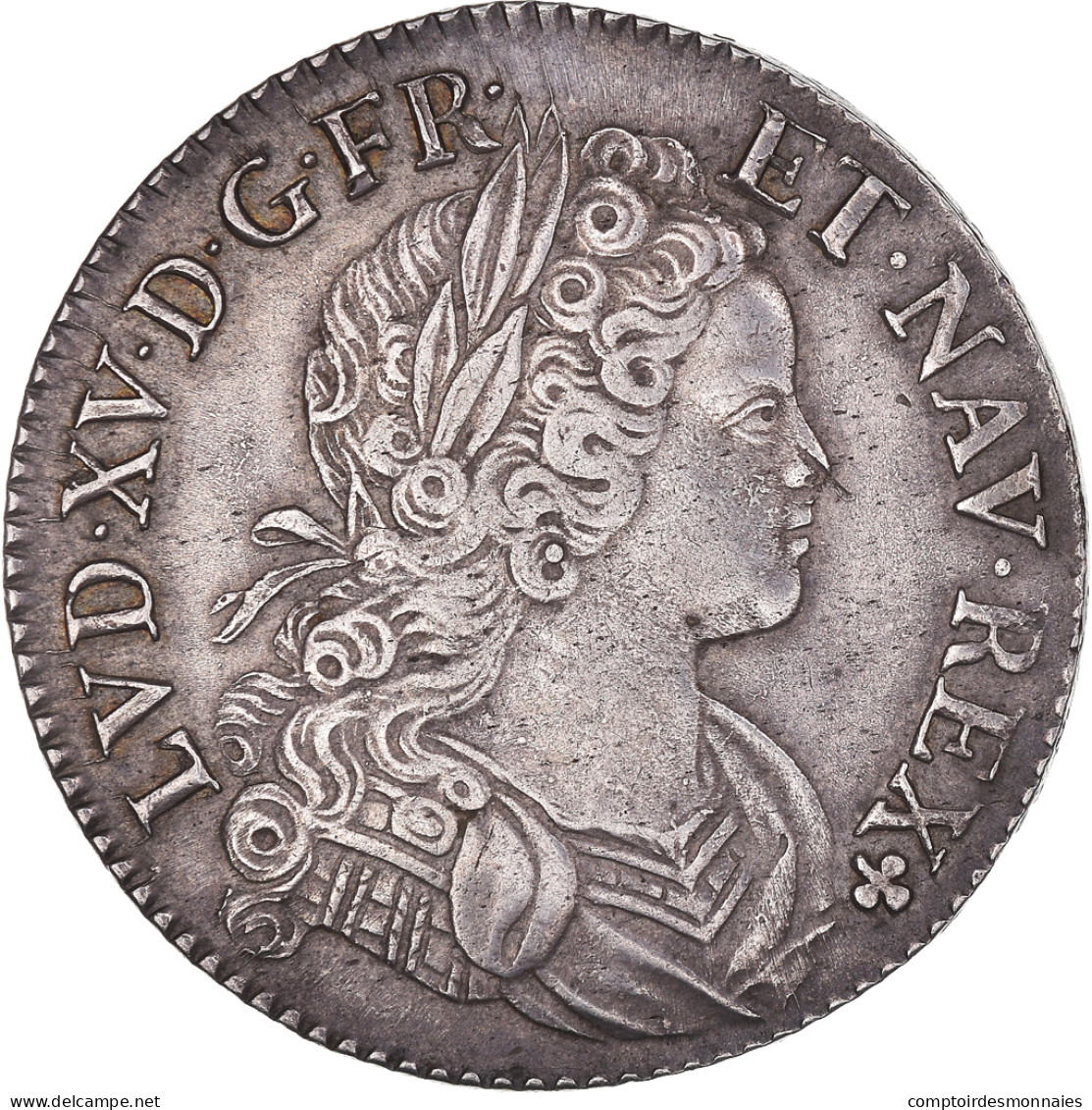 Monnaie, France, Louis XV, Écu De France-Navarre, Ecu, 1718, Paris, TTB+ - 1715-1774 Louis XV Le Bien-Aimé