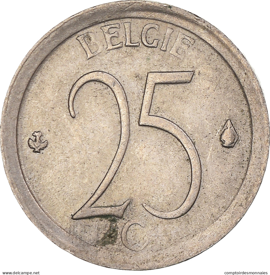 Monnaie, Belgique, 25 Centimes, 1972, Bruxelles, TB+, Cupro-nickel, KM:154.1 - 25 Cents