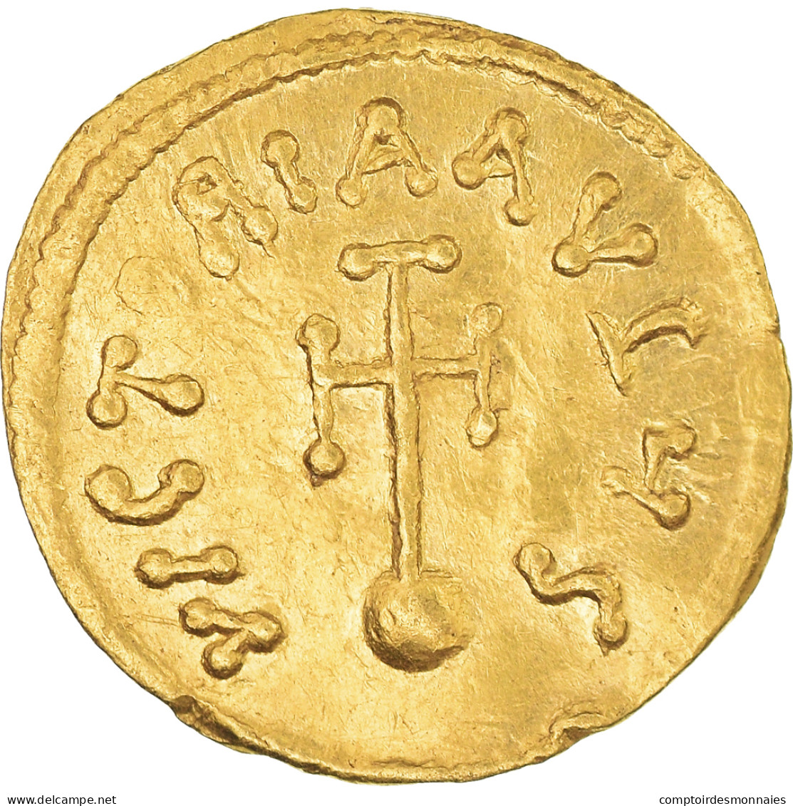 Monnaie, Constans II, Semissis, 641-668 AD, Constantinople, TTB+, Or, Sear:983 - Byzantines