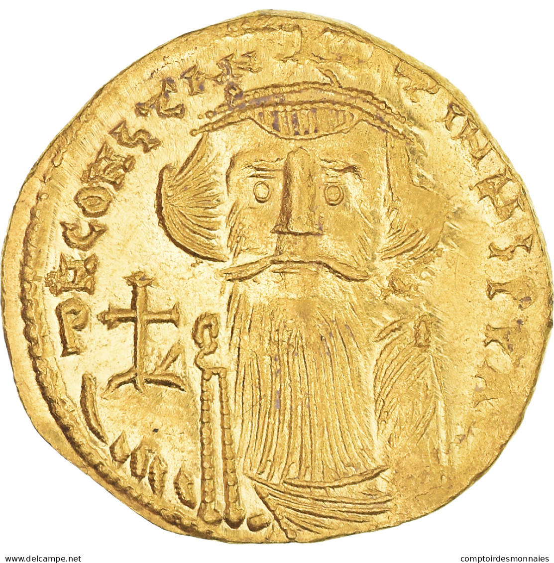 Monnaie, Constans II, Solidus, 651-654, Constantinople, SPL, Or, Sear:956 - Byzantines