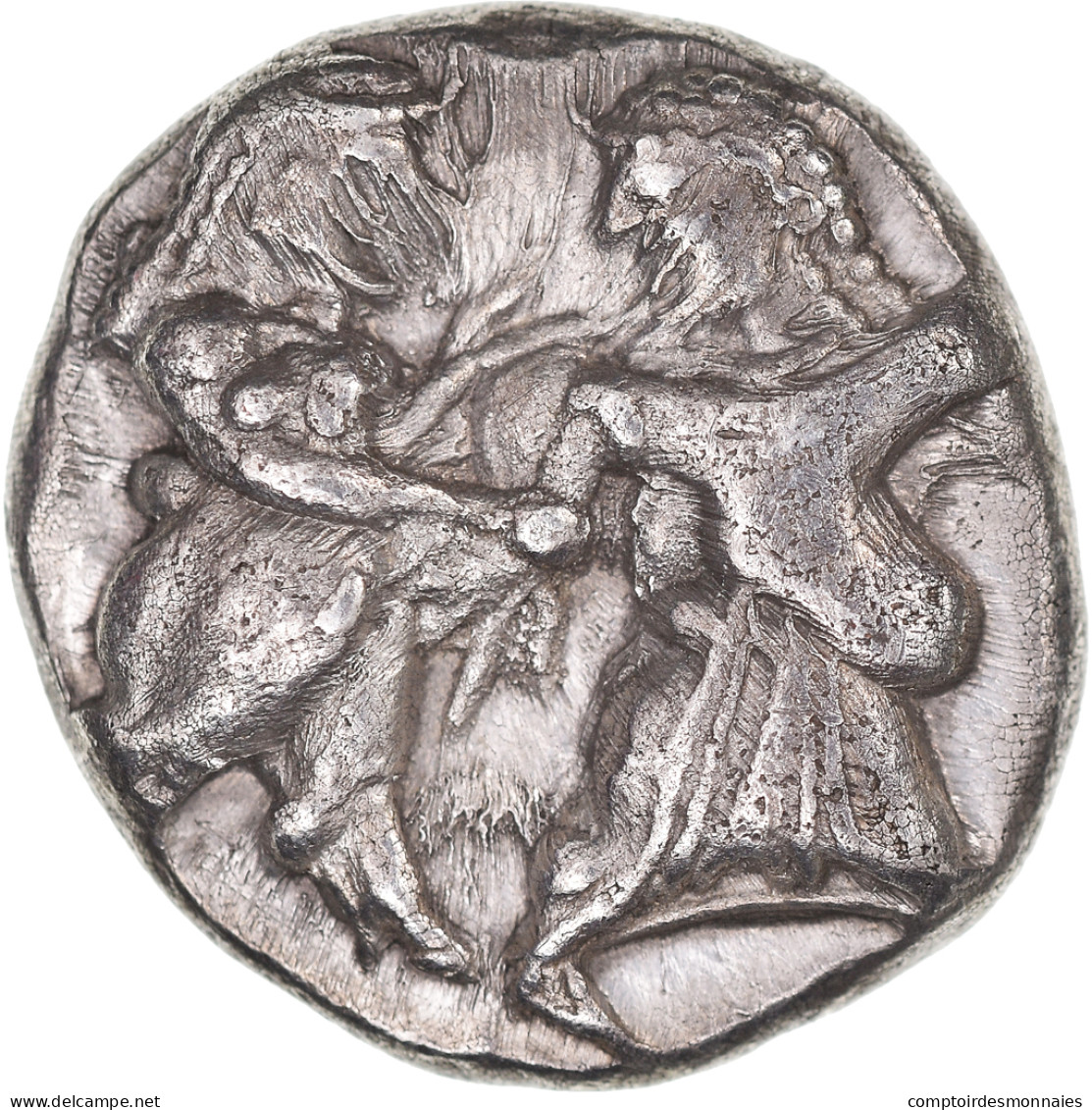 Monnaie, Région Thraco-Macédonienne, Berge, Statère, 525-480 BC, SUP, Argent - Grecques