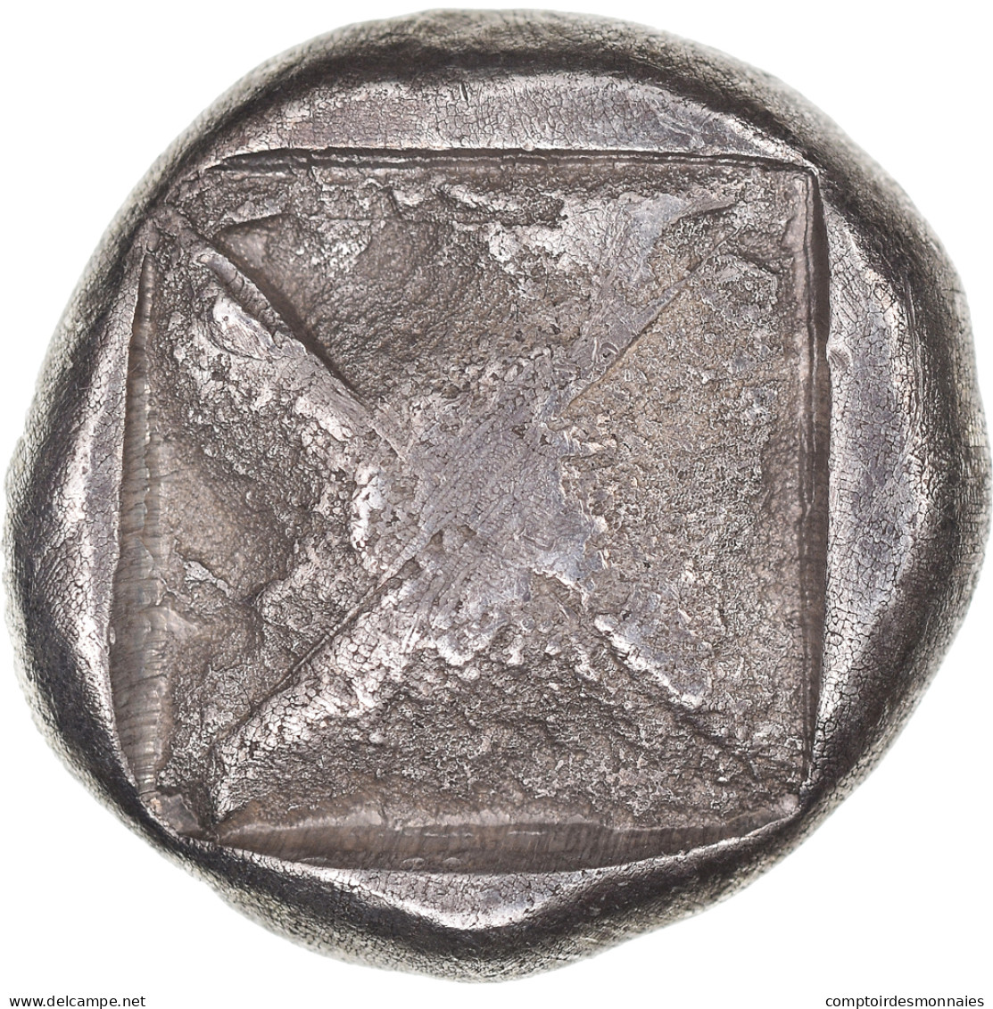 Monnaie, Région Thraco-Macédonienne, Berge, Statère, 525-480 BC, SUP, Argent - Grecques