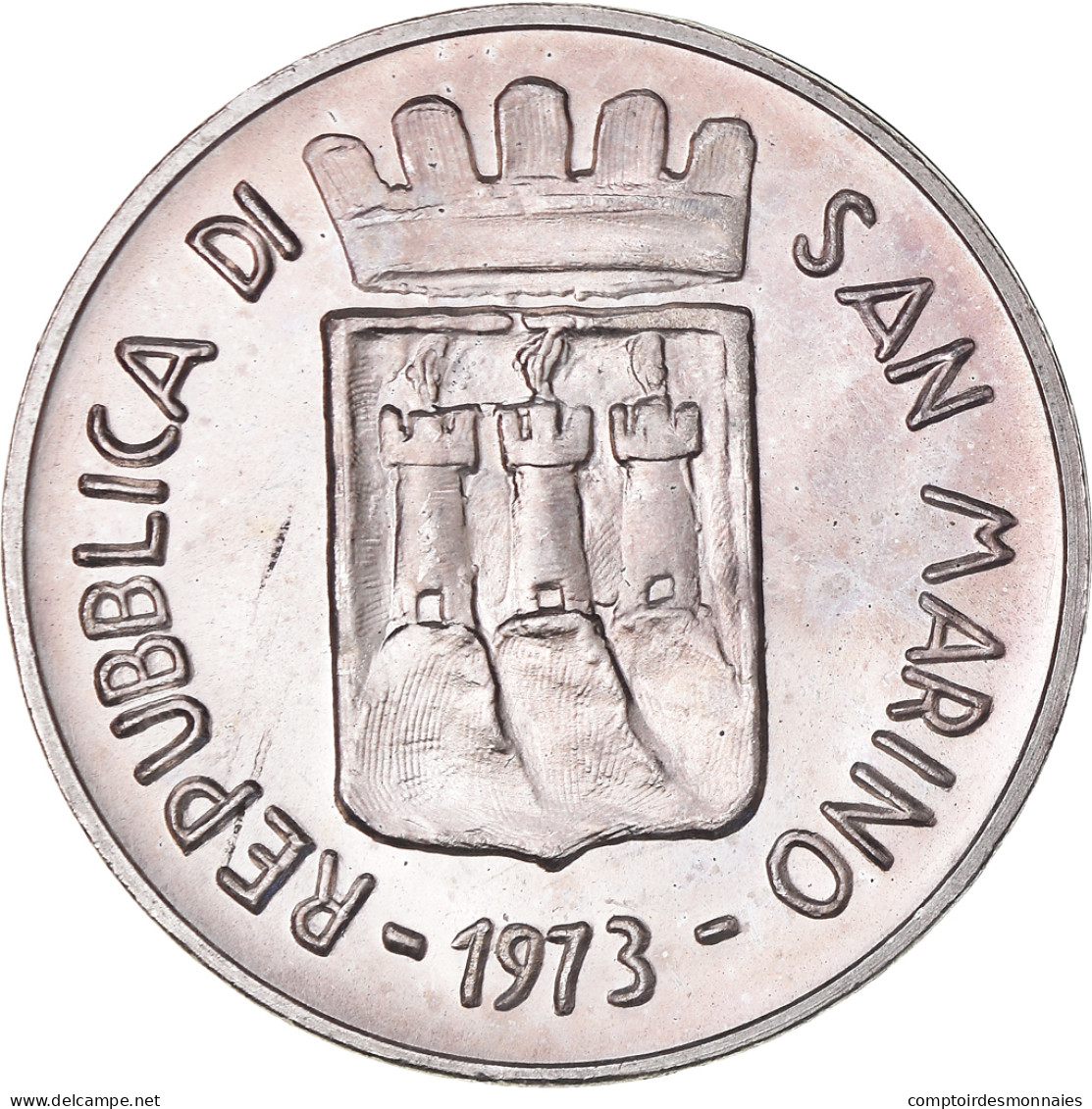 Monnaie, Saint Marin , 500 Lire, 1973, Rome, SPL, Argent, KM:29 - San Marino