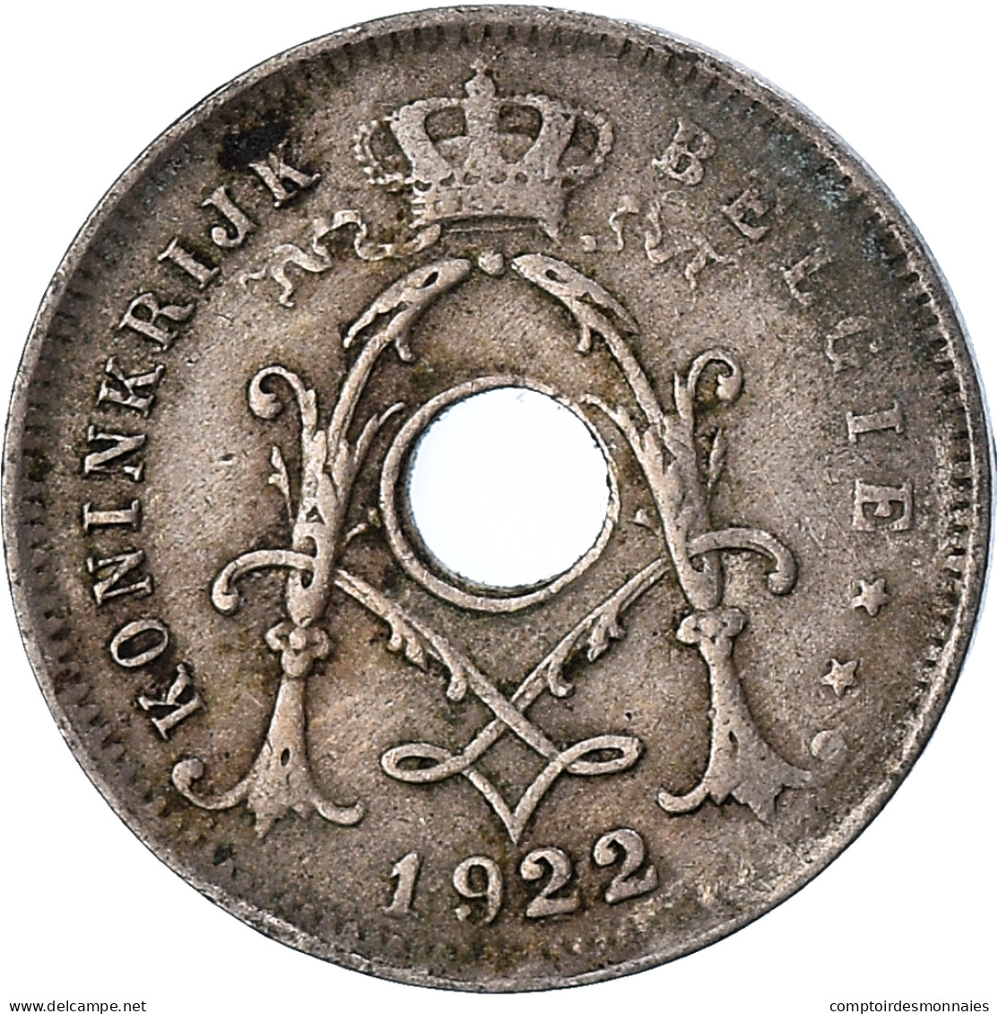 Monnaie, Belgique, 5 Centimes, 1922, TB, Cupro-nickel, KM:67 - 5 Cent
