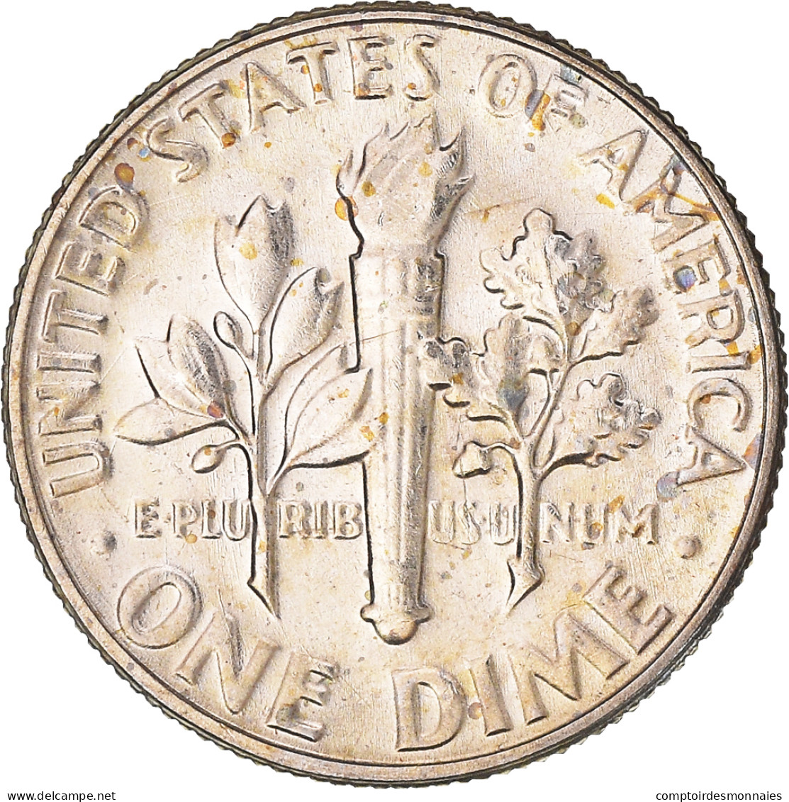 Monnaie, États-Unis, Roosevelt Dime, Dime, 1980, U.S. Mint, Denver, FDC, FDC - 1946-...: Roosevelt
