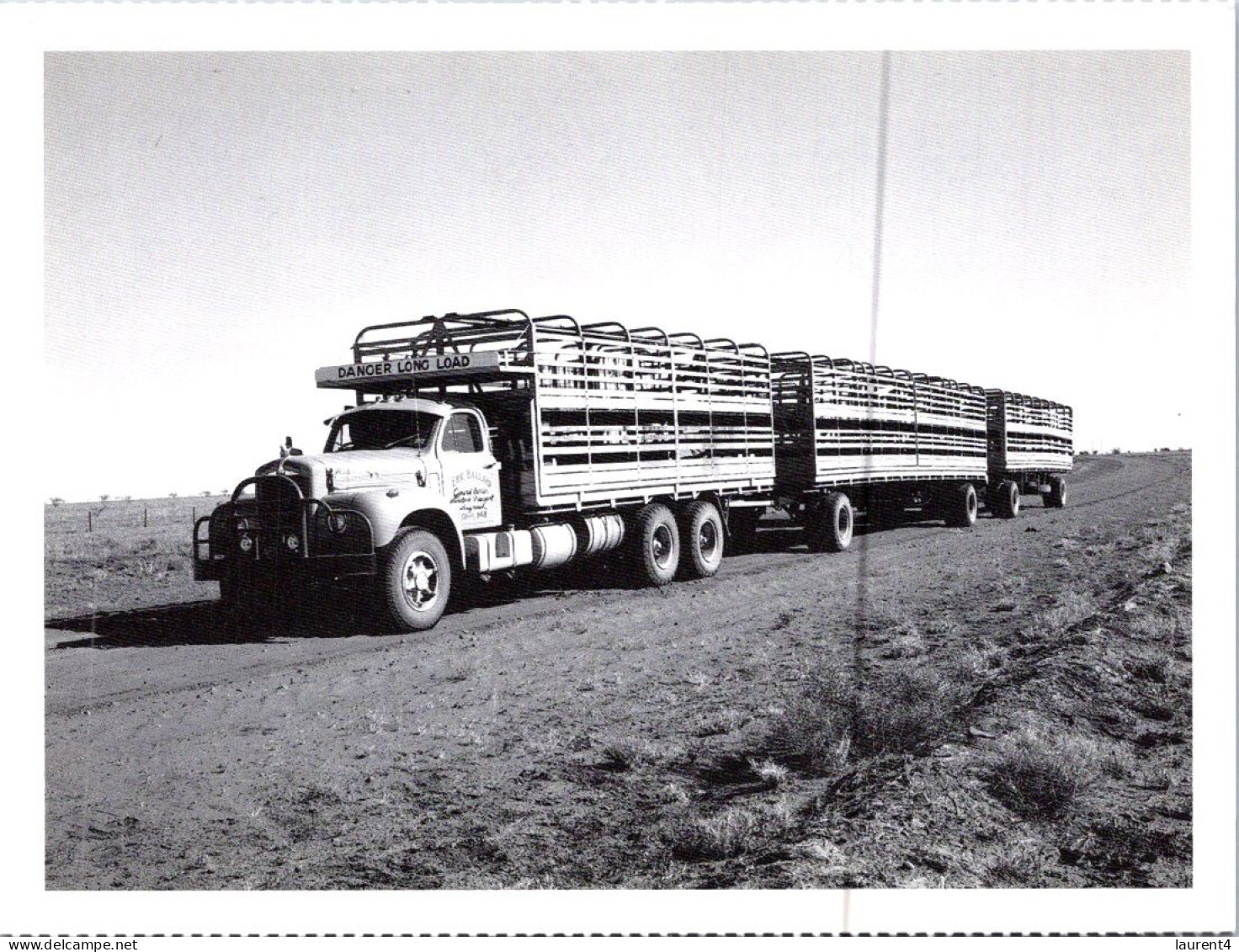 10-3-2024 (2 Y 36) Australia - QLD- B/w - Road Truck - Transporter & LKW