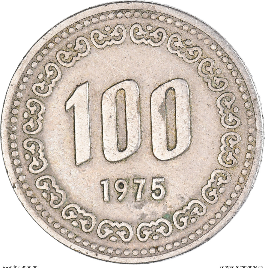 Monnaie, Corée Du Sud, 100 Won, 1975 - Korea (Süd-)