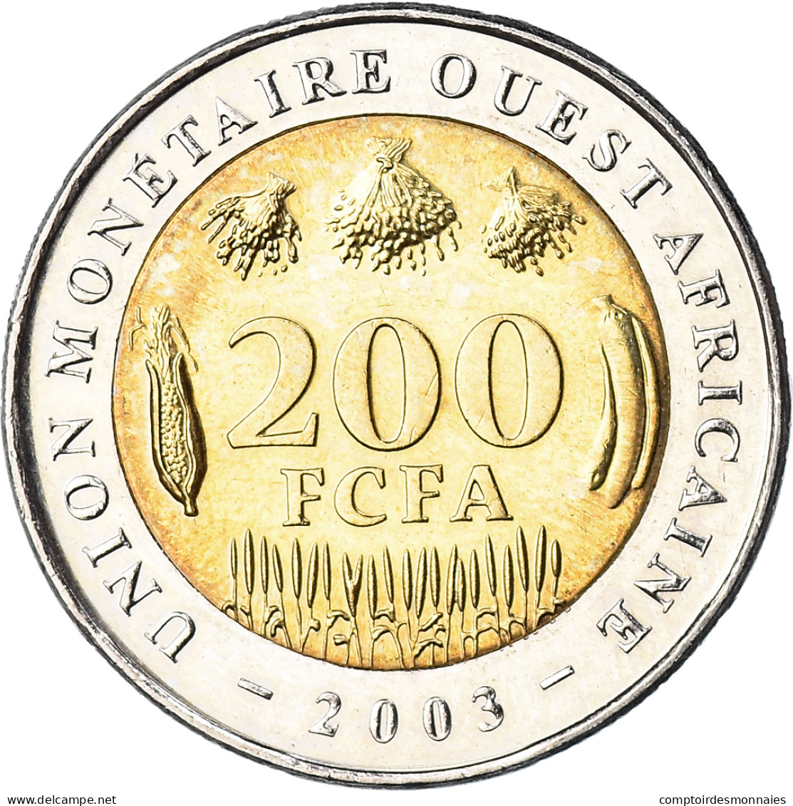 Monnaie, Communauté économique Des États De L'Afrique De L'Ouest, 200 Francs - Costa D'Avorio