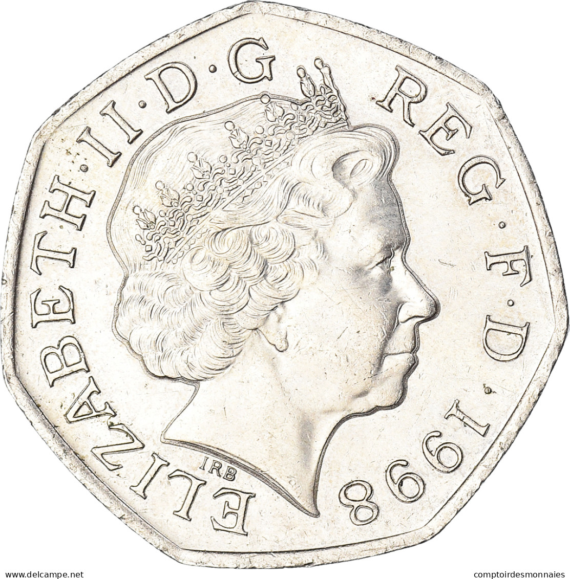 Monnaie, Grande-Bretagne, 50 Pence, 1998 - 50 Pence